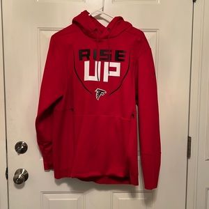 Atlanta Falcons “On Field” Hoodie, Red, Medium